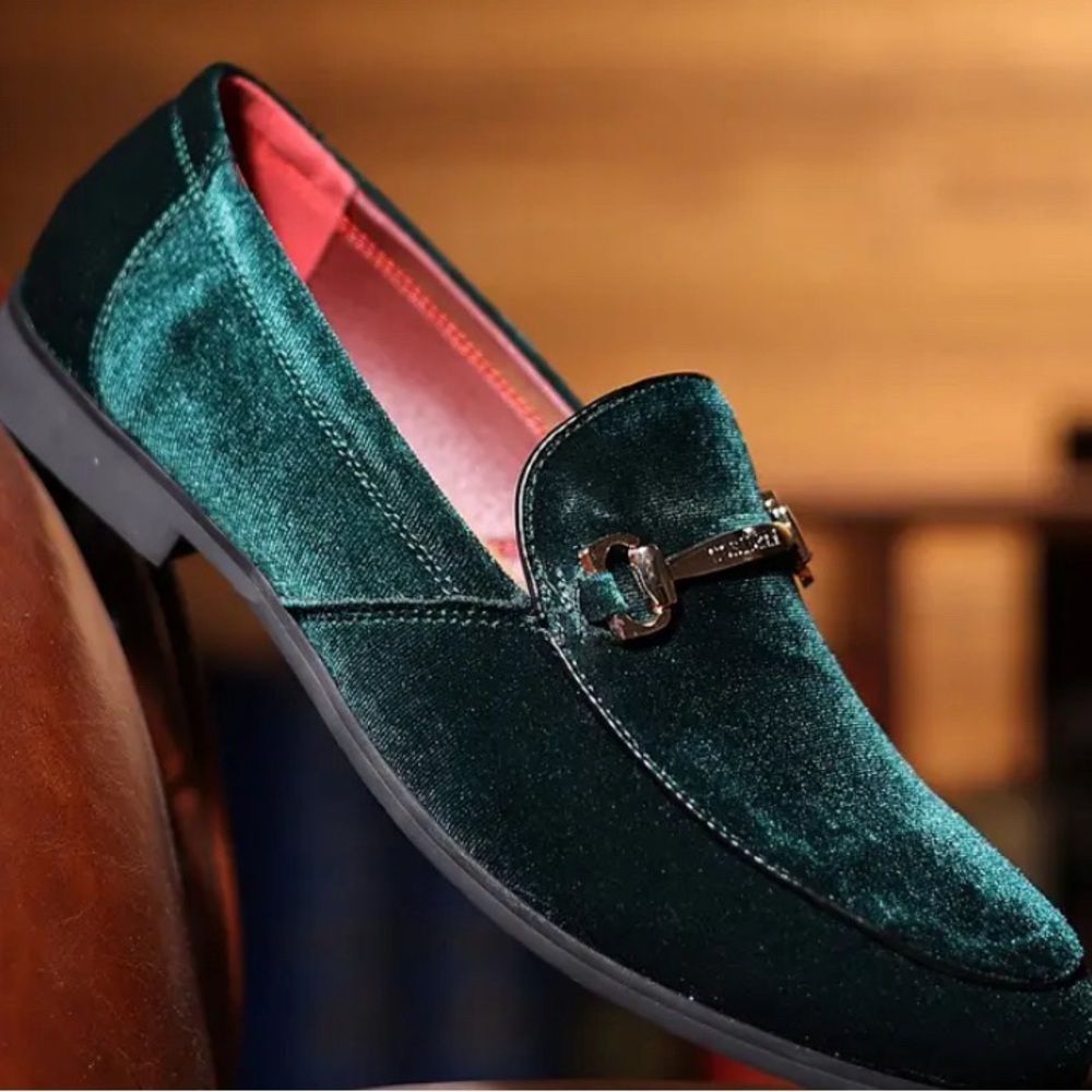 Men's Solid Penny Loafers, Breathable Lightweight Anti-skid Slip On Shoes